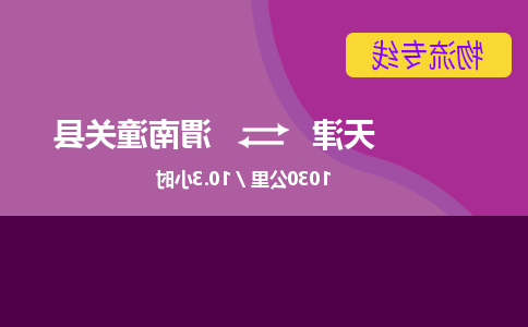 天津到渭南潼关县物流专线-天津到渭南潼关县货运公司-